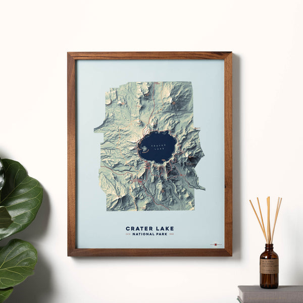 Crater Lake National Park Map