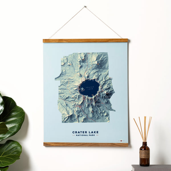 Crater Lake National Park Map
