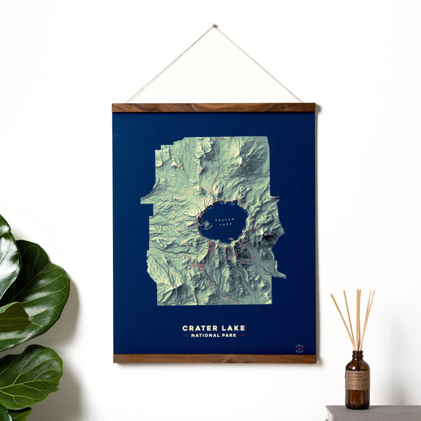 Crater Lake National Park Map