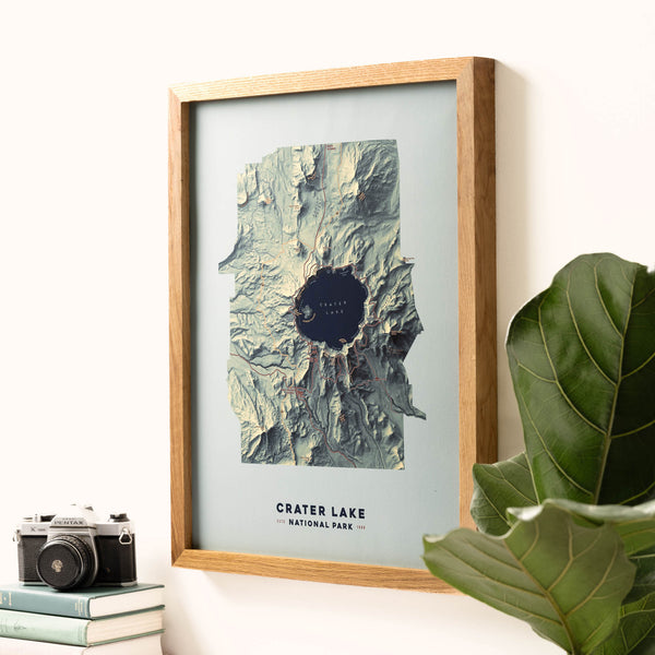 Crater Lake National Park Map