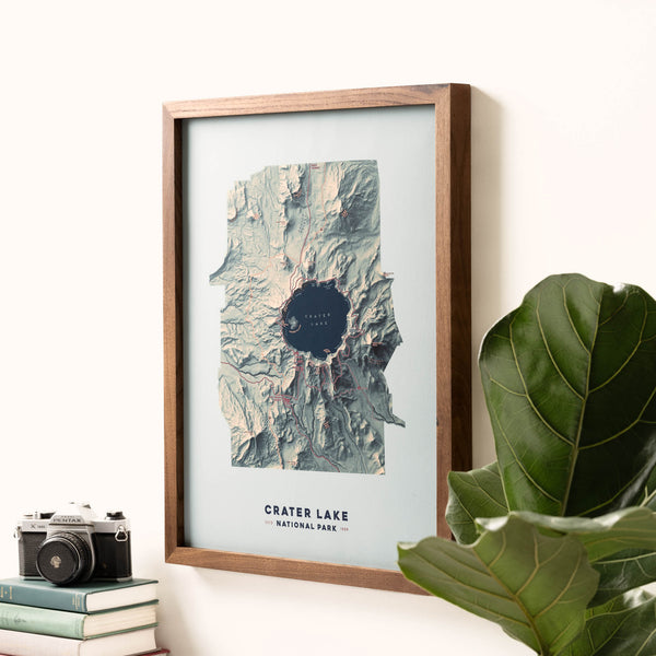 Crater Lake National Park Map