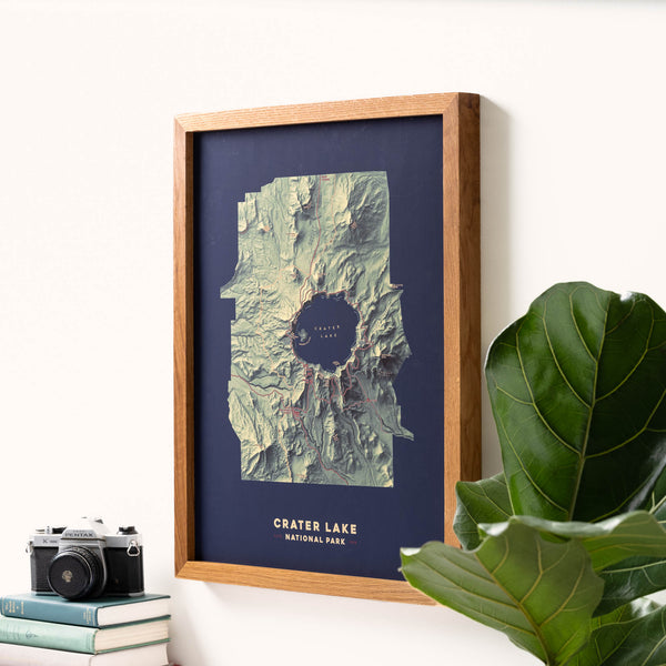 Crater Lake National Park Map