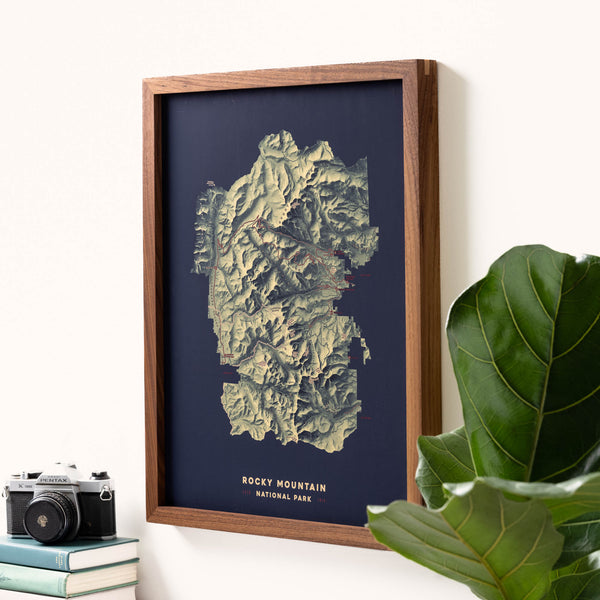 Rocky Mountain National Park Map