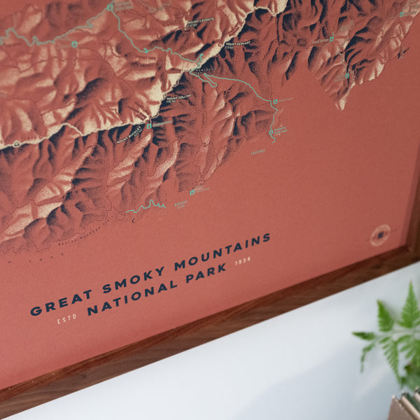 Great Smoky Mountains National Park Screenprint