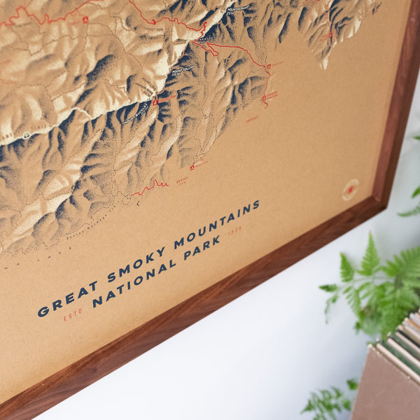 Great Smoky Mountains National Park Screenprint