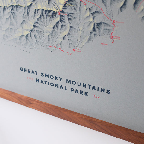 Great Smoky Mountains National Park Screenprint