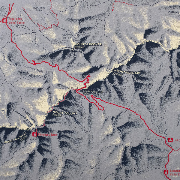 Great Smoky Mountains National Park Screenprint