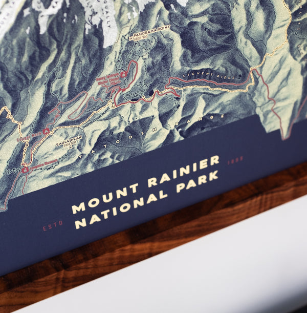 Mount Rainier National Park Map