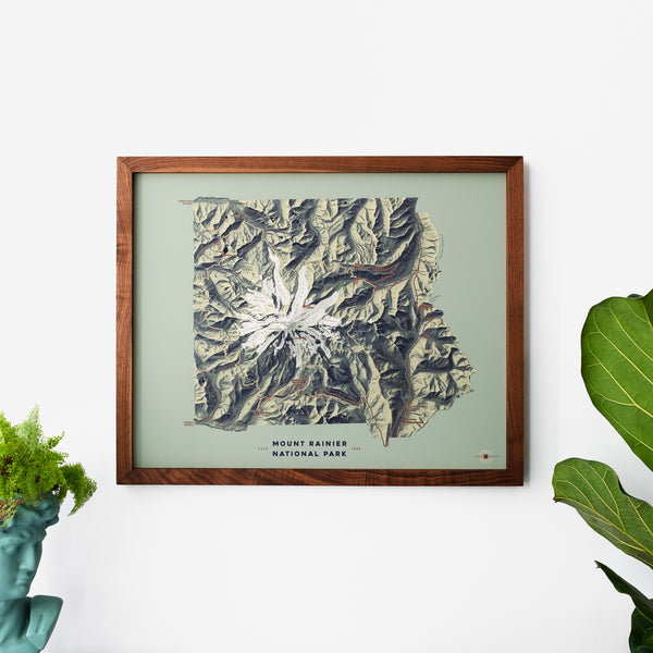 Mount Rainier National Park Map