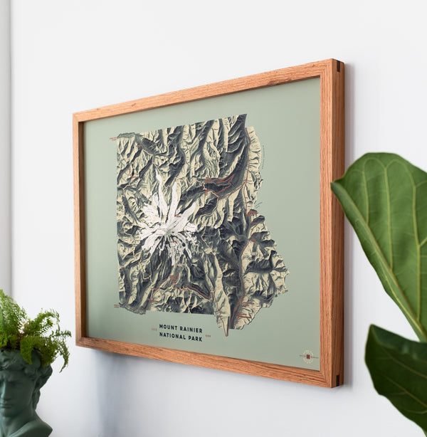 Mount Rainier National Park Map