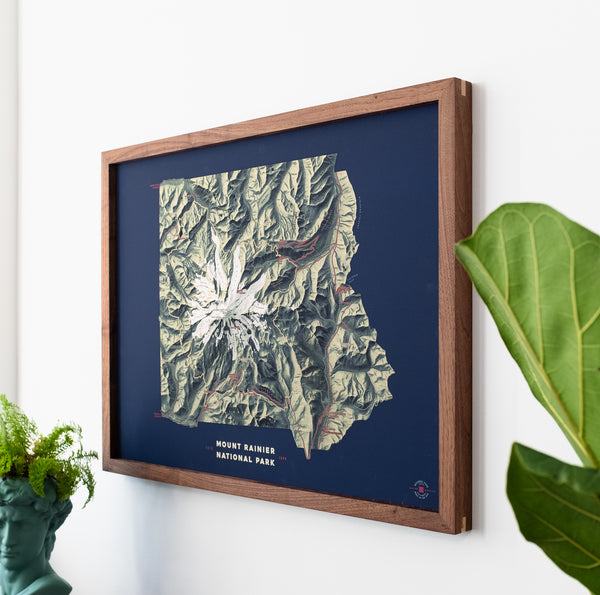 Mount Rainier National Park Map