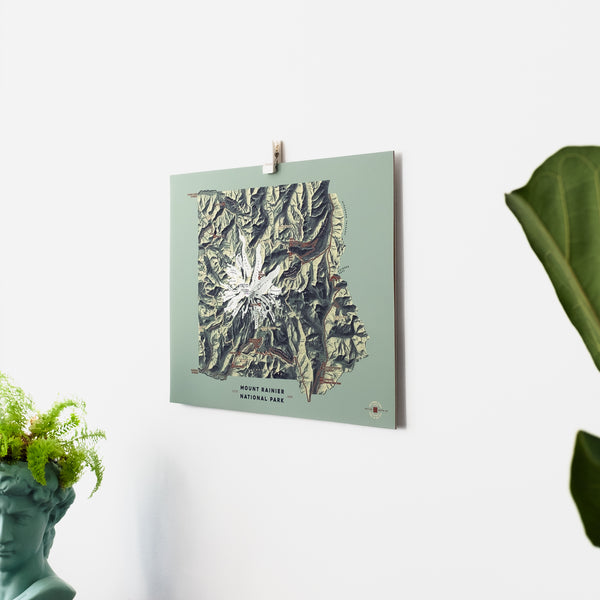 Mount Rainier National Park Map