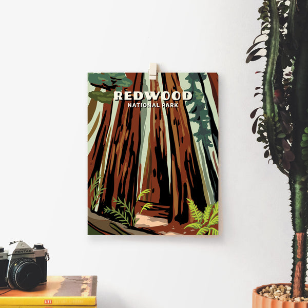 Redwood National Park Poster