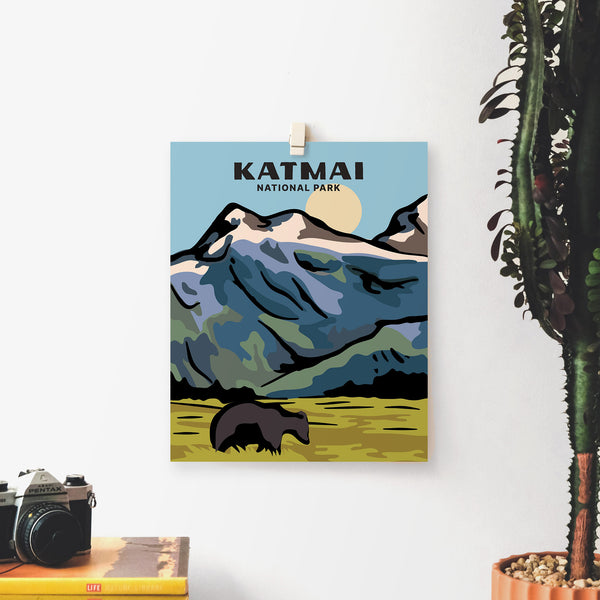 Katmai National Park Poster