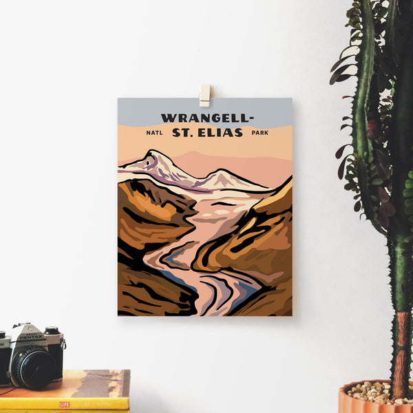 Wrangell St. Elias National Park Poster