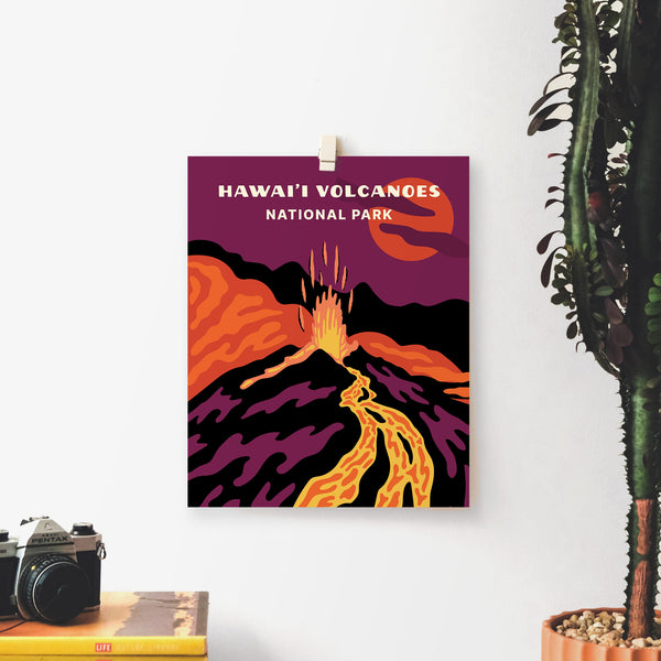 Hawai'i Volcanoes National Park Poster