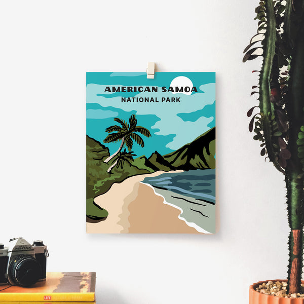 American Samoa National Park Poster