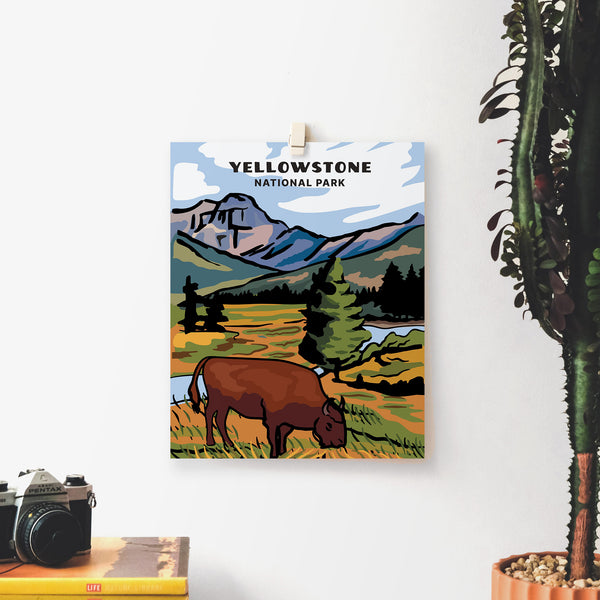Yellowstone National Park Poster