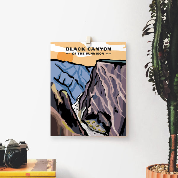 Black Canyon National Park Poster