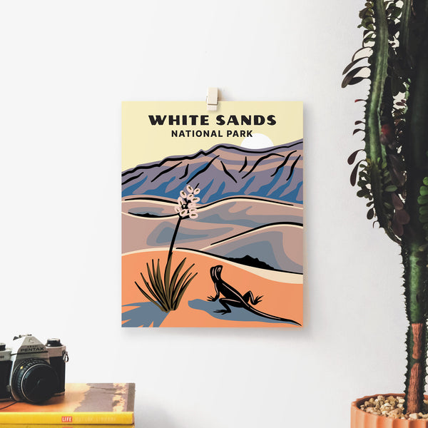 White Sands National Park Poster