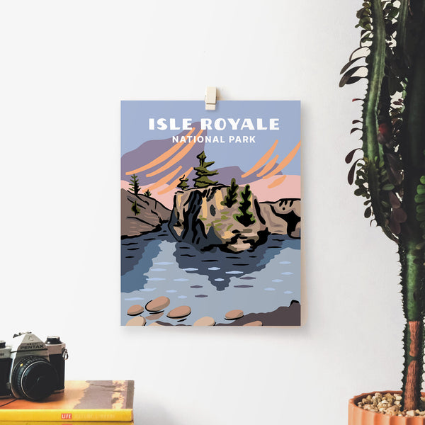 Isle Royale National Park Poster