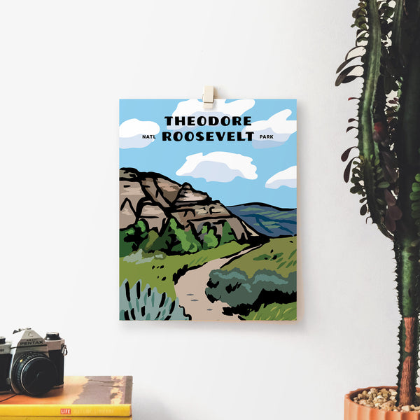 Theodore Roosevelt National Park Poster