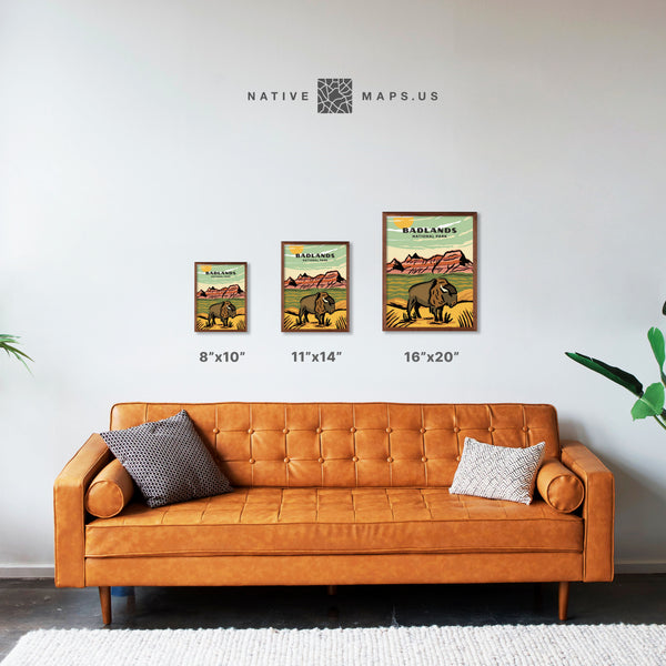 Badlands National Park Poster