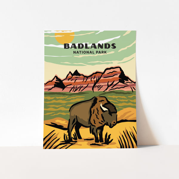 Badlands National Park Poster