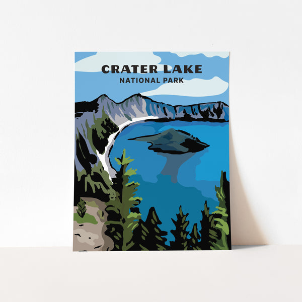 Crater Lake National Park Poster