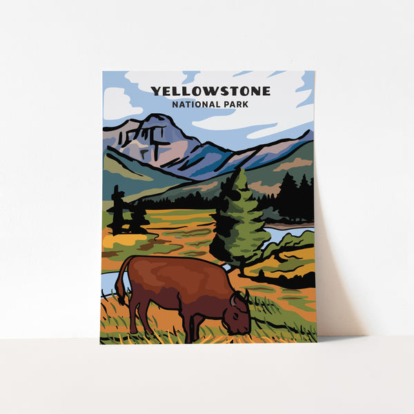 Yellowstone National Park Poster