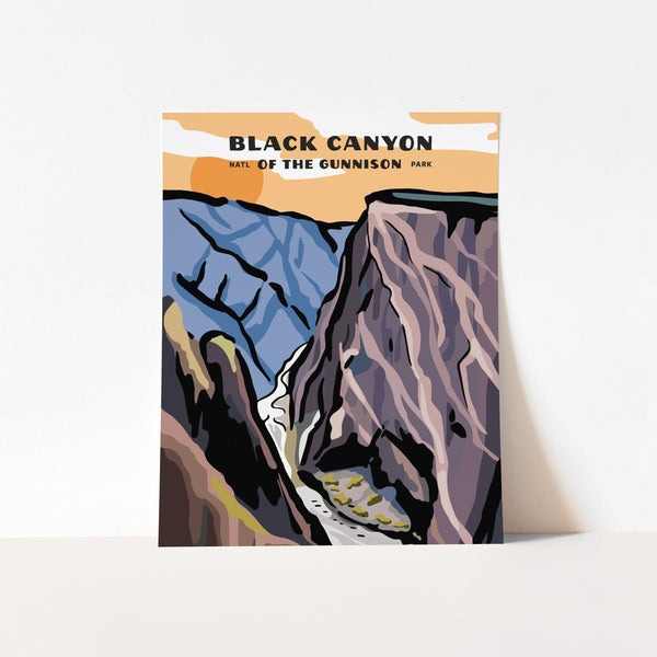 Black Canyon National Park Poster