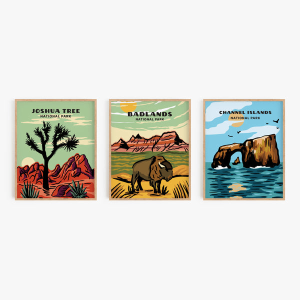 Badlands National Park Poster
