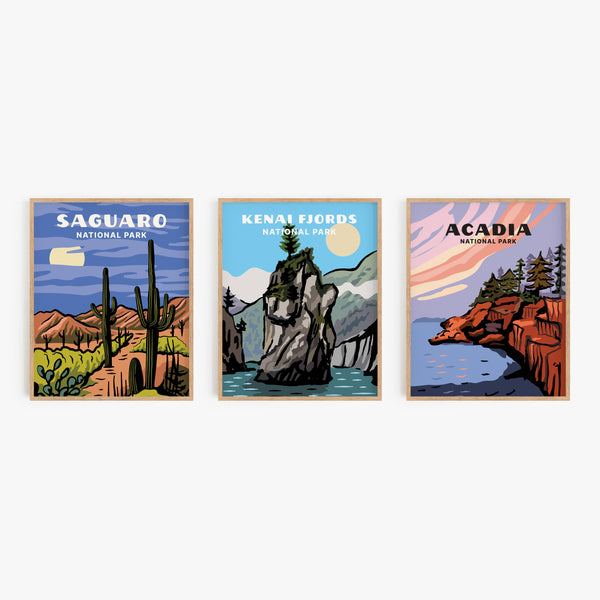 Kenai Fjords National Park Poster