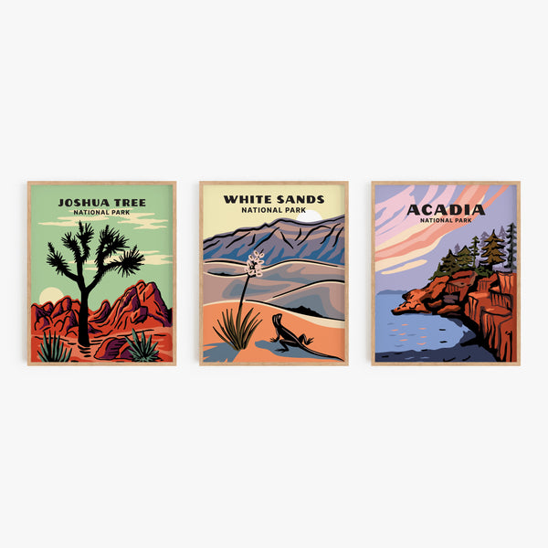 White Sands National Park Poster