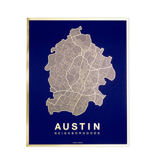 Gold Foil Maps