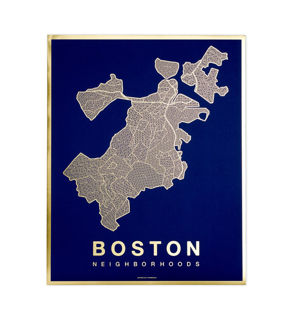 Gold Foil Maps