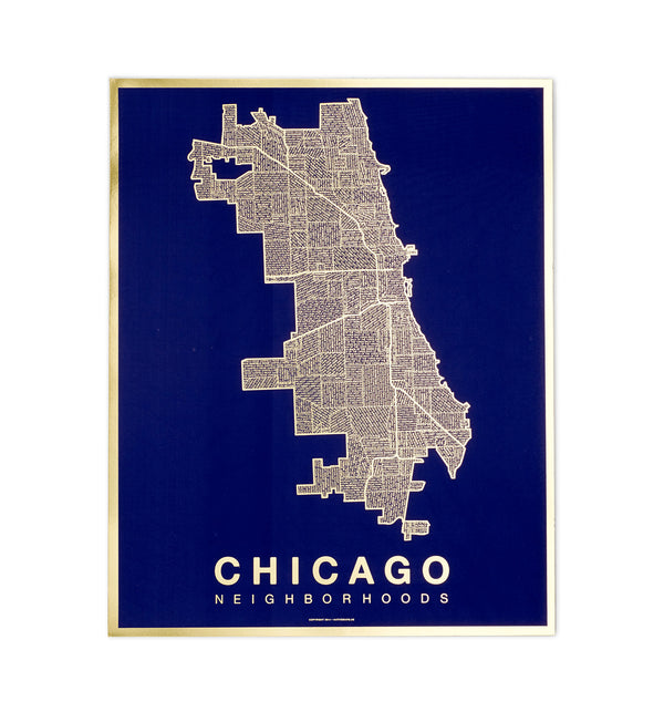 Gold Foil Maps