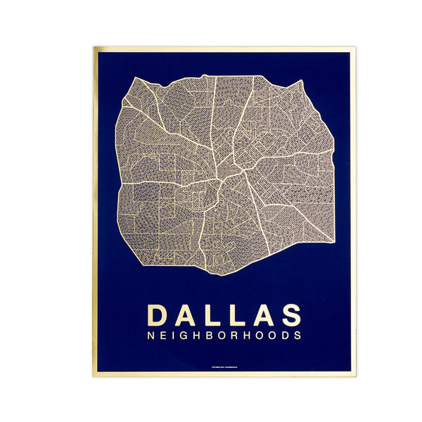 Gold Foil Maps