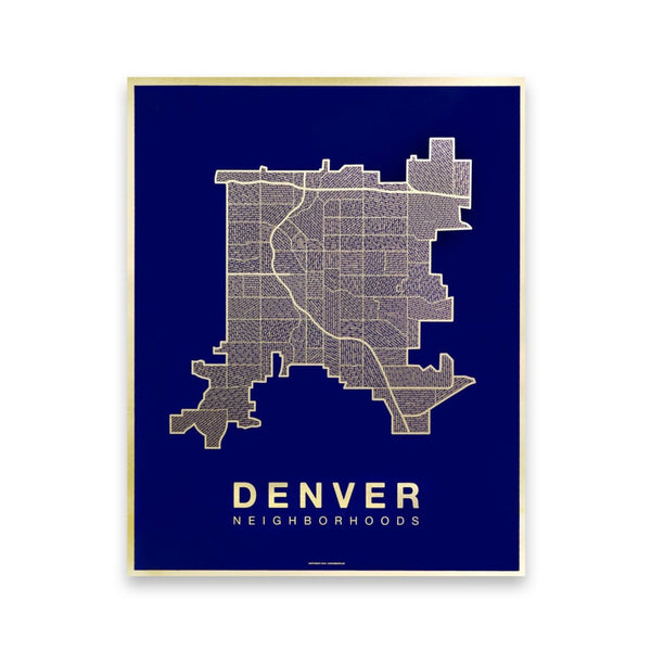 Gold Foil Maps