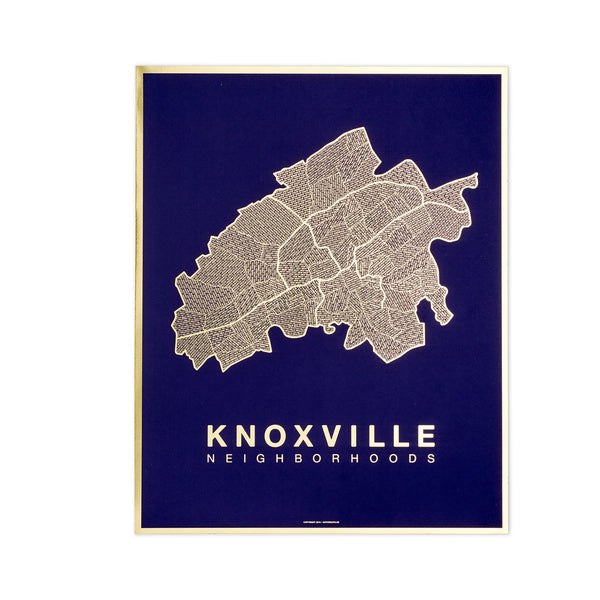 Gold Foil Maps