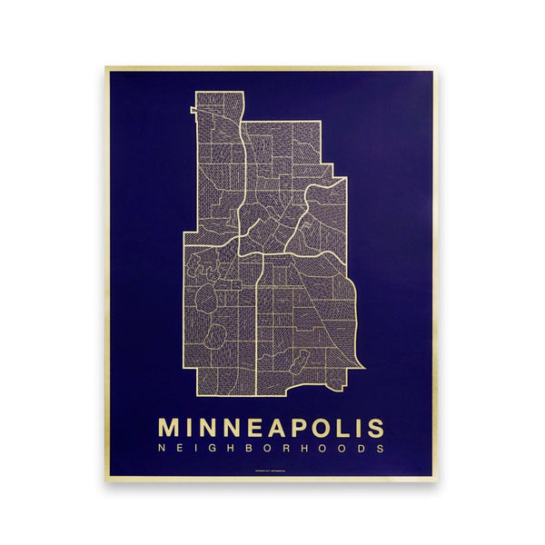 Gold Foil Maps