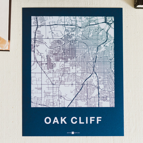 Oak Cliff Street Map