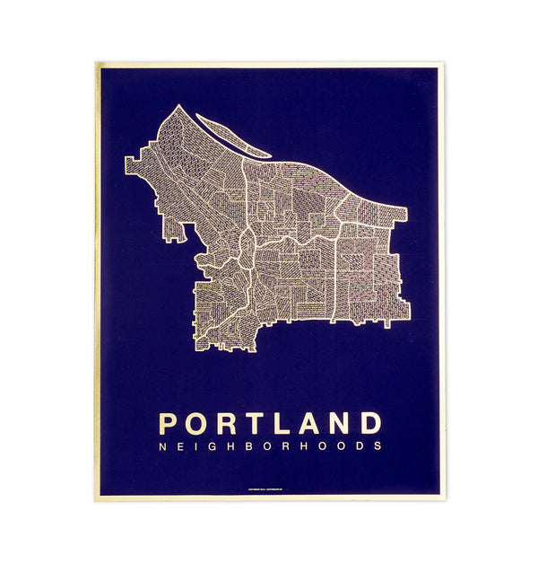 Gold Foil Maps