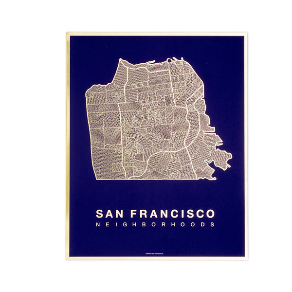 Gold Foil Maps