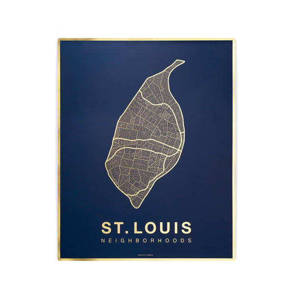 Gold Foil Maps