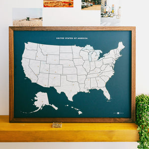 US Push Pin Map