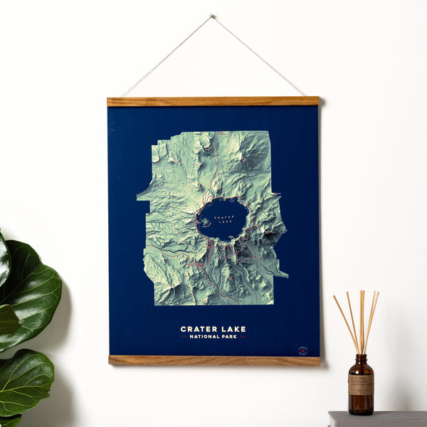 Crater Lake National Park Map