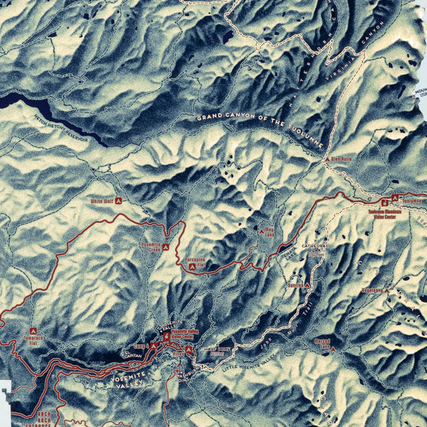 Yosemite National Park Map