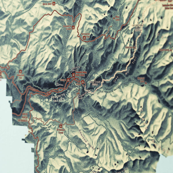 Yosemite National Park Map