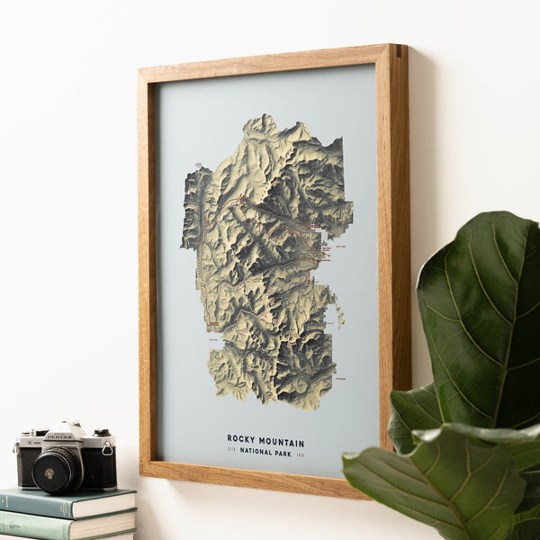Rocky Mountain National Park Map